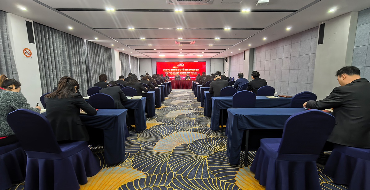上海诺宝新征程文化艺术发展有限公司党支部召开树立和践行正确政绩观学习教育专题学习会
